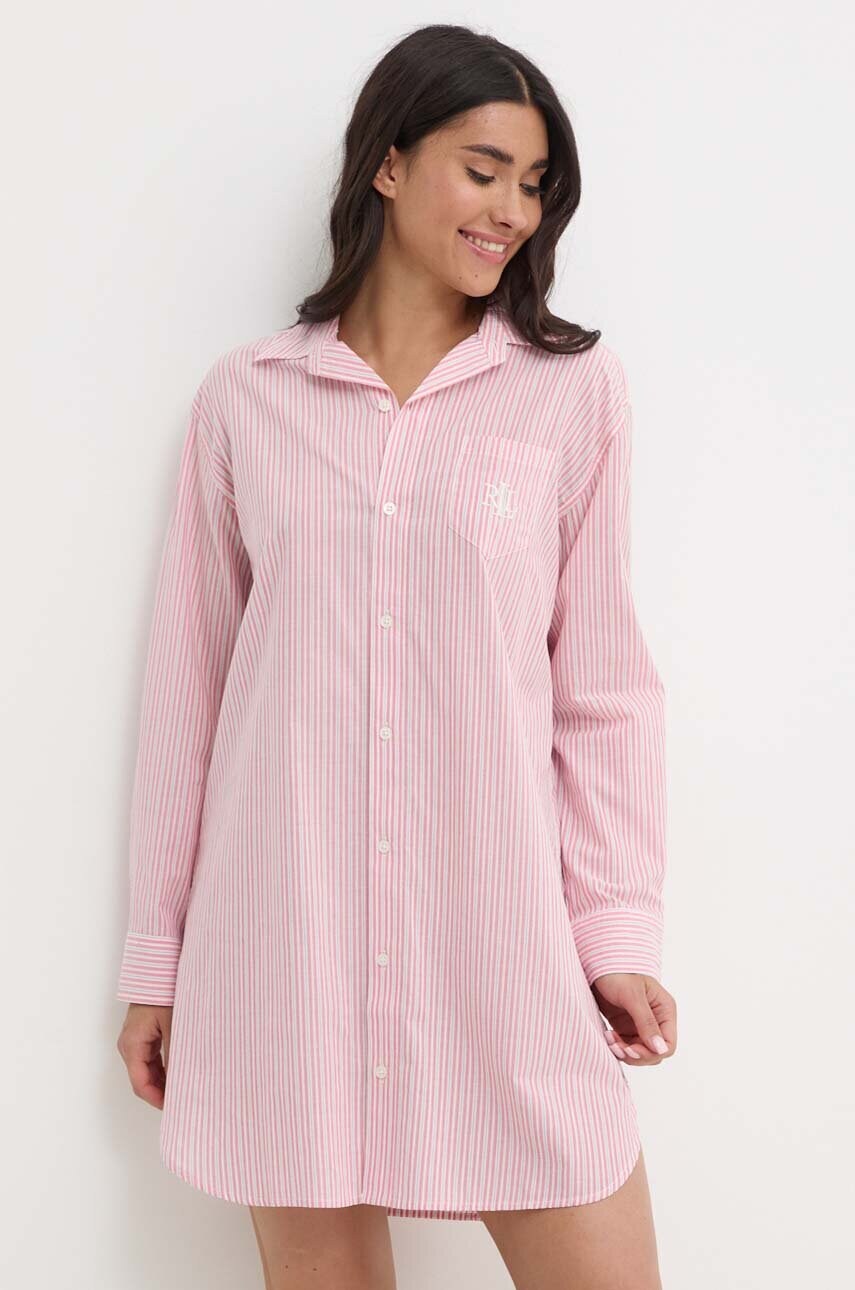 

Нощница Lauren Ralph Lauren дамска в розово ILN32339, Розов
