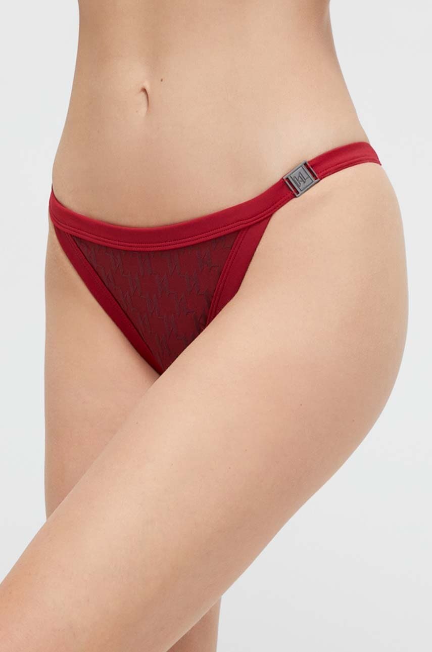 Karl Lagerfeld bikini brazilieni culoarea rosu