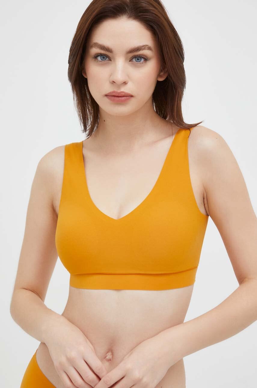 Levně Podprsenka Chantelle SOFT STRETCH žlutá barva