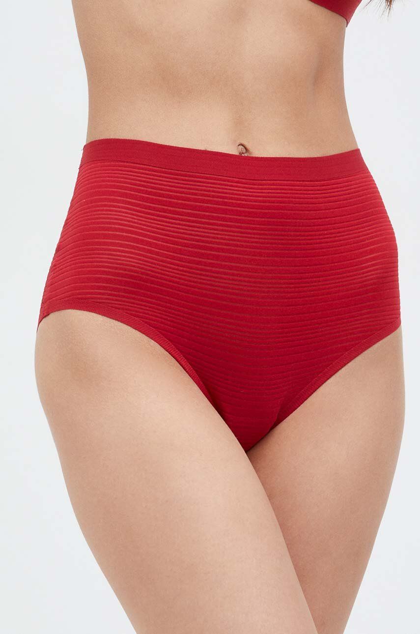 Kalhotky Chantelle SOFT STRETCH červená barva