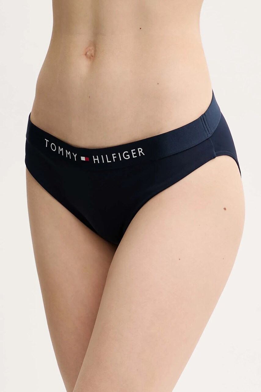Levně Plavkové kalhotky Tommy Hilfiger tmavomodrá barva, UW0UW04120