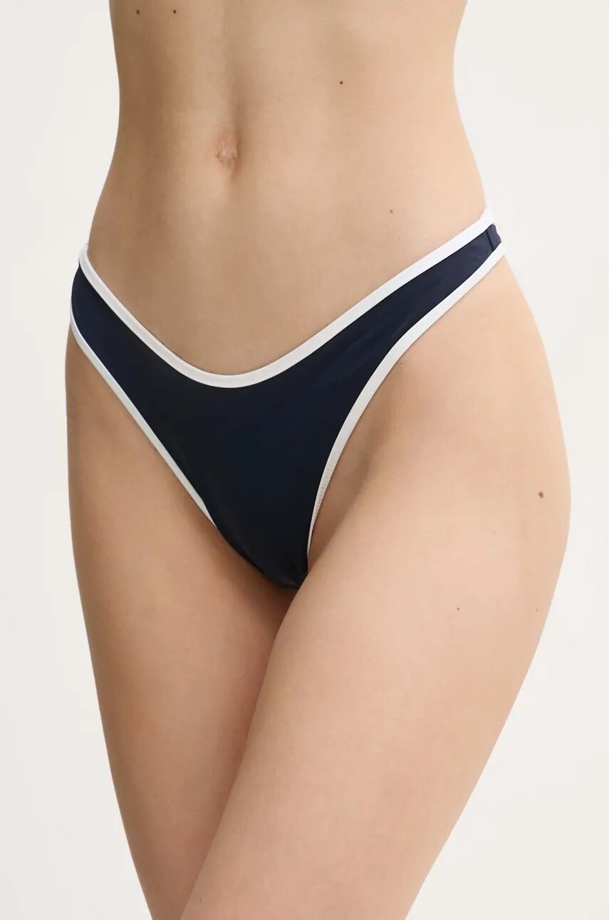Levně Plavkové kalhotky Tommy Hilfiger tmavomodrá barva, UW0UW05243