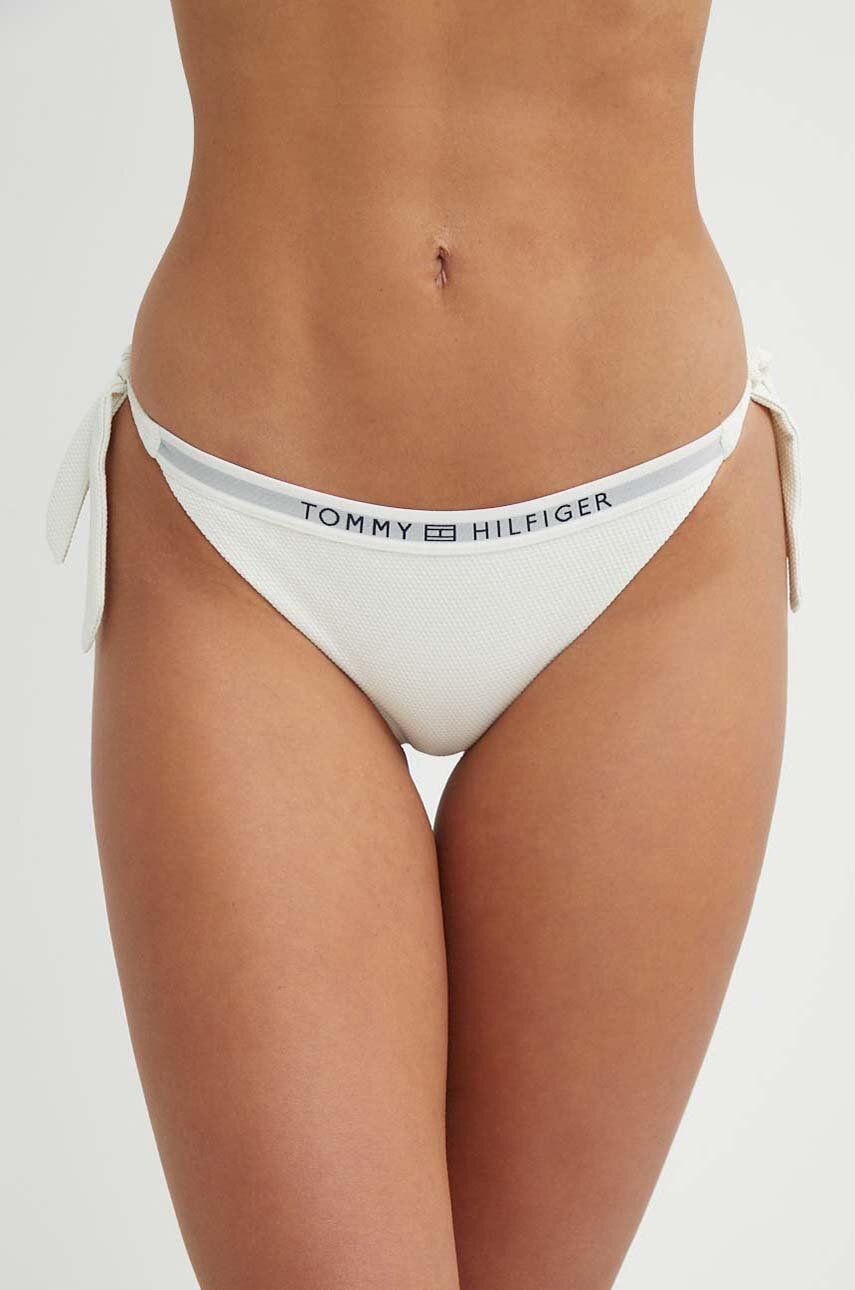 Levně Plavkové kalhotky Tommy Hilfiger bílá barva, UW0UW05260