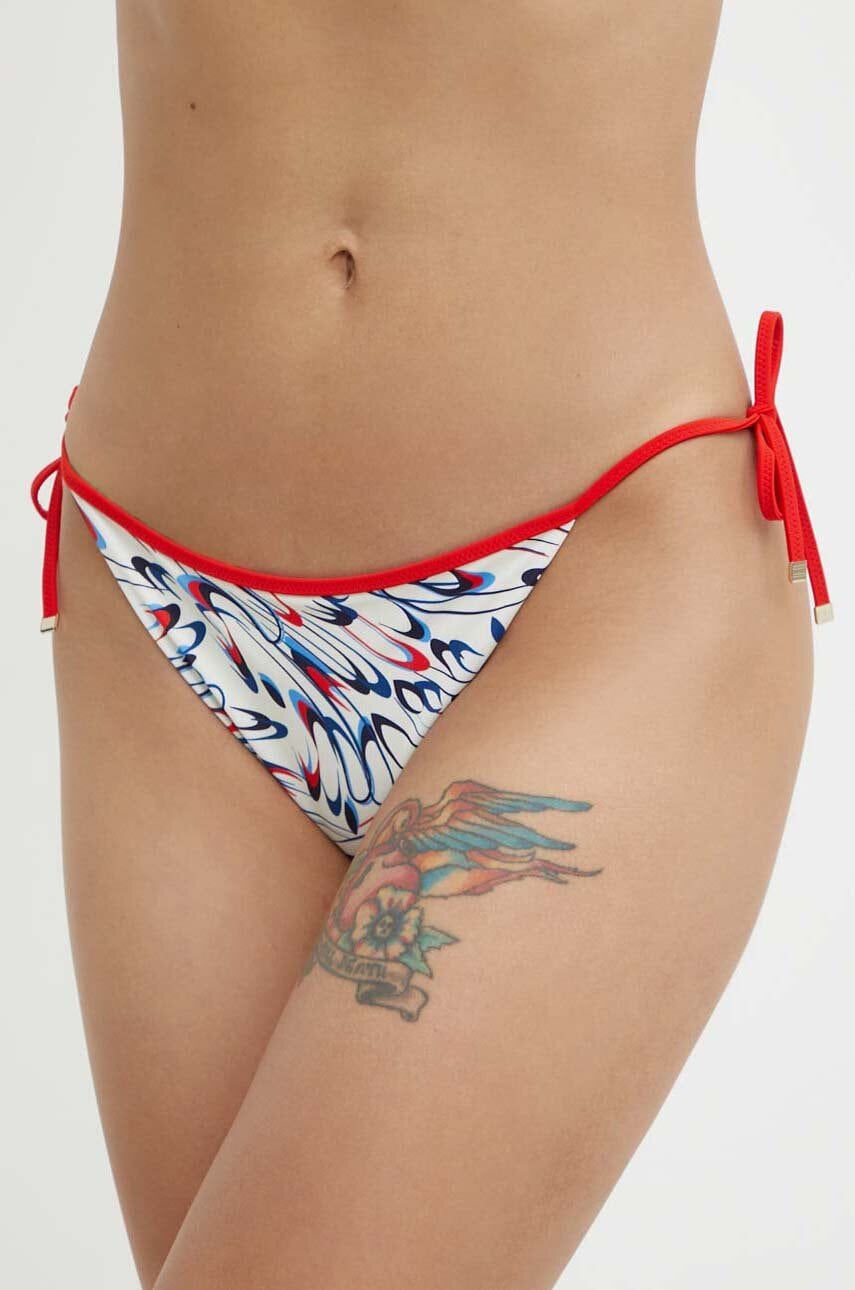 Levně Plavkové kalhotky Tommy Hilfiger béžová barva, UW0UW05316