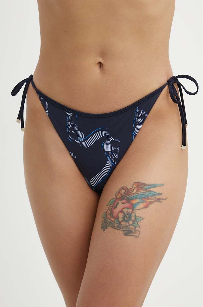Levně Plavkové kalhotky Tommy Hilfiger tmavomodrá barva, UW0UW05316