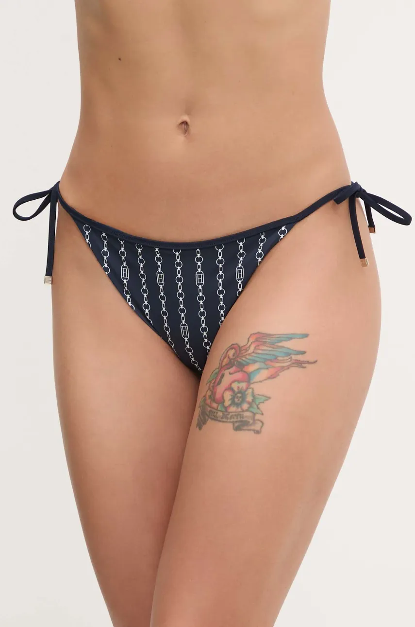 Levně Plavkové kalhotky Tommy Hilfiger bílá barva, UW0UW05316