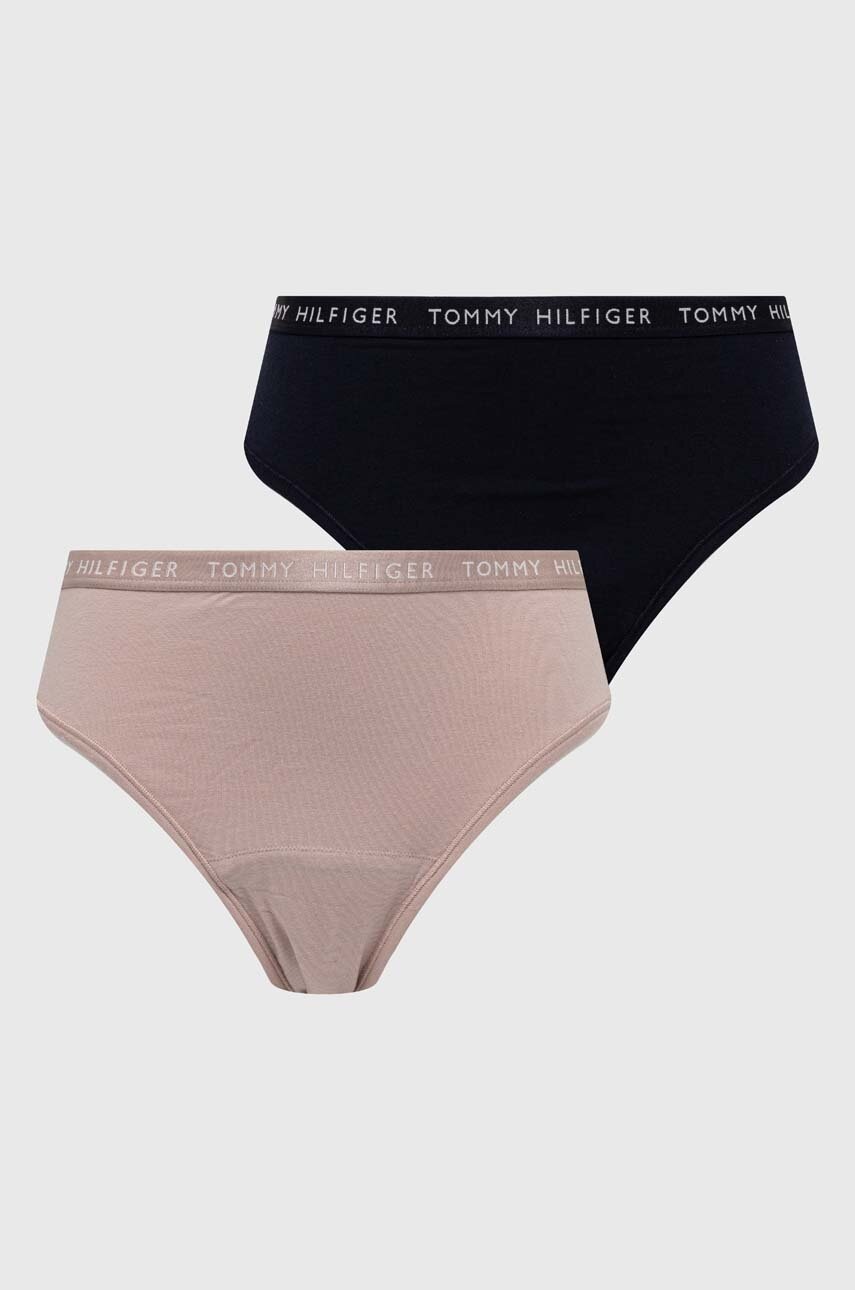 

Менструални бикини Tommy Hilfiger (2 чифта) в бежово UW0UW05221, Бежов