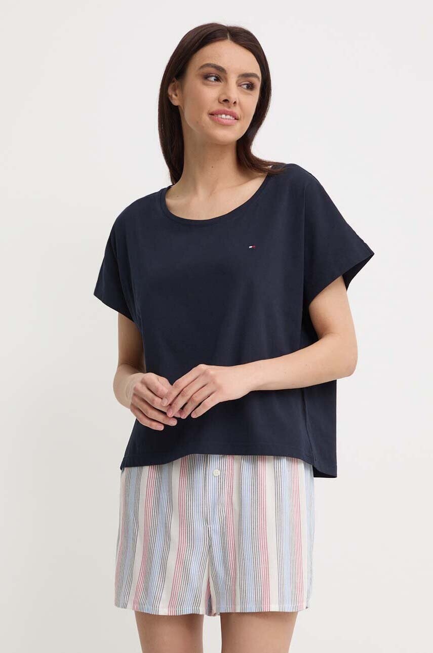 

Пижама Tommy Hilfiger в тъмносиньо UW0UW05226, Тъмносин