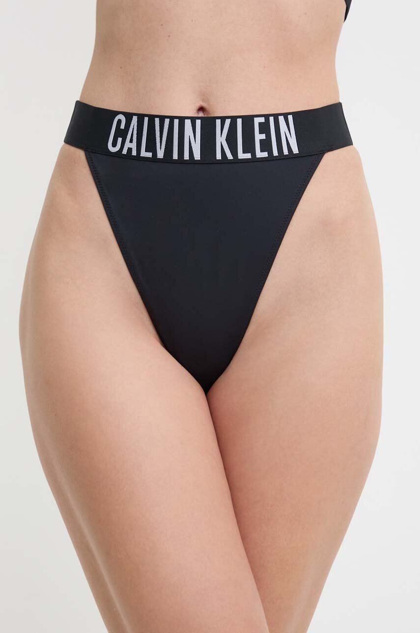 

Долнище на бански тип прашки Calvin Klein в черно KW0KW02579, Черен