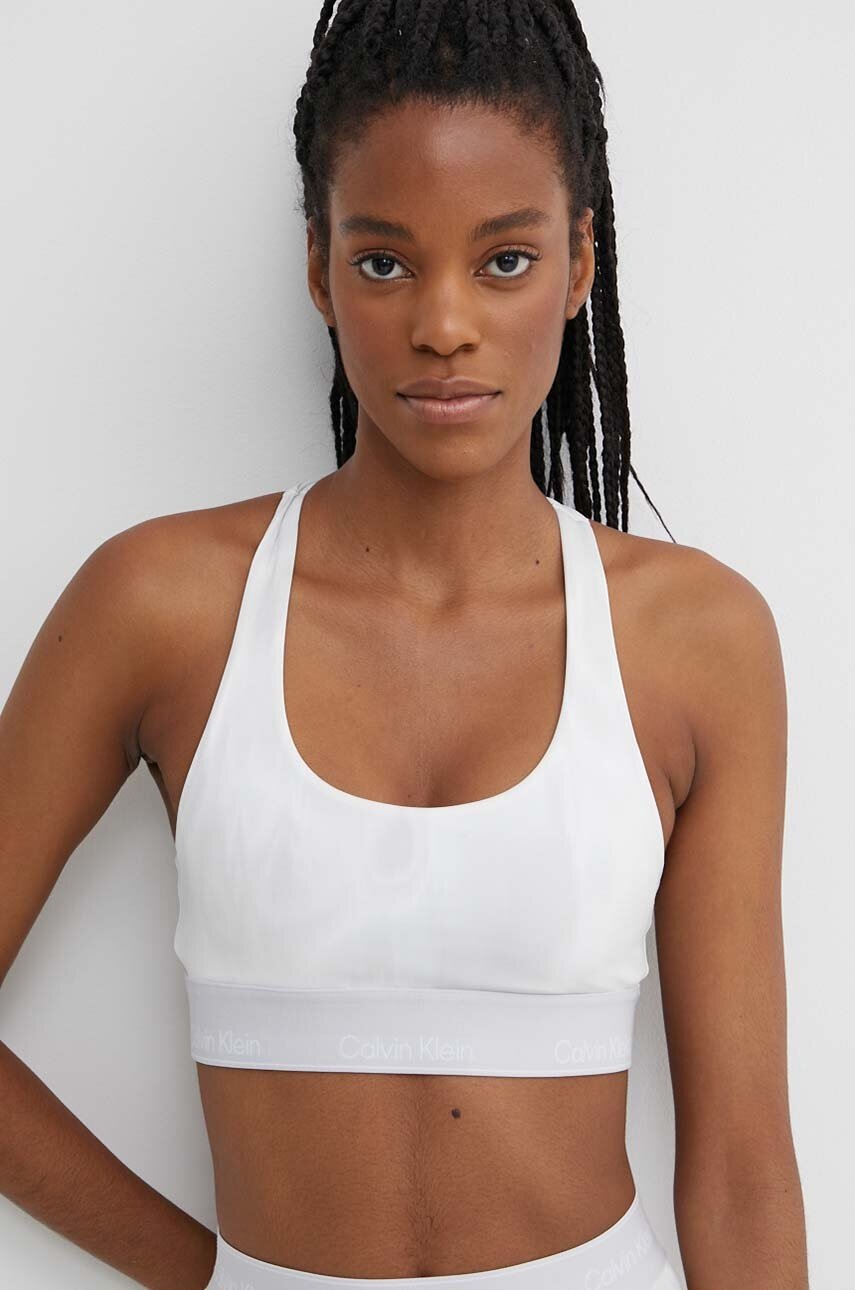 

Спортен сутиен Calvin Klein Performance в сиво, Сив