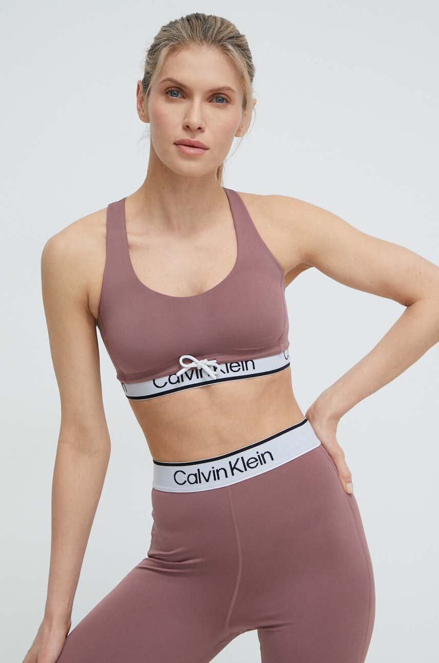 

Спортен сутиен Calvin Klein Performance в розово, Розов