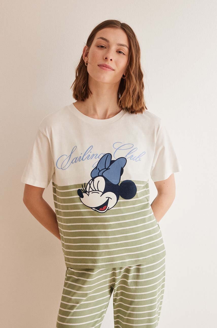 

Памучна пижама women'secret MULTILICENSE SAILOR в черно 6467003 6467003, Зелен