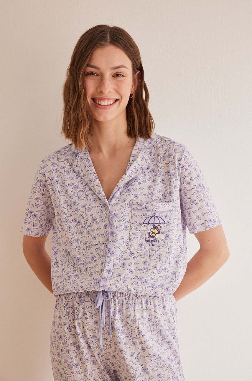 

Памучна пижама women'secret MULTILICENSE SPRING BREAK 7897880 7897880, Виолетов