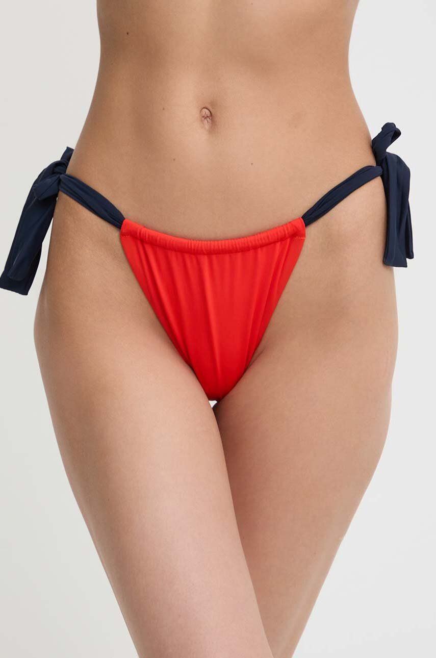 Tommy Jeans chiloti de baie culoarea rosu, UW0UW05388