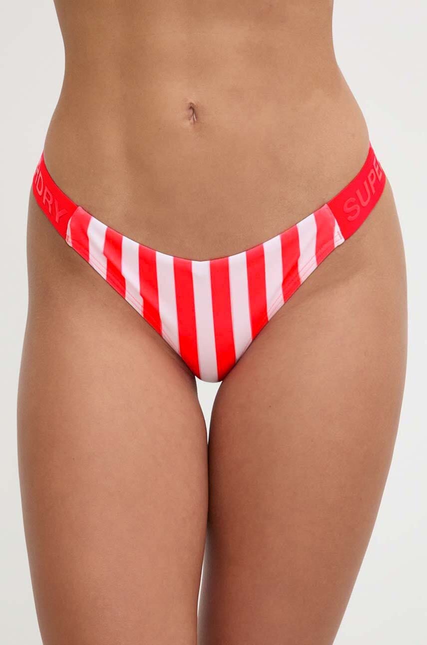 Superdry bikini brazilieni culoarea roz