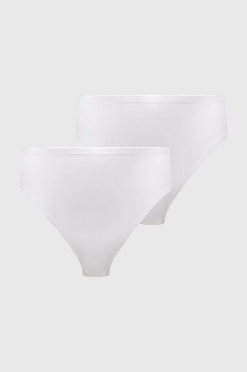 Puma chiloti 2-pack culoarea alb