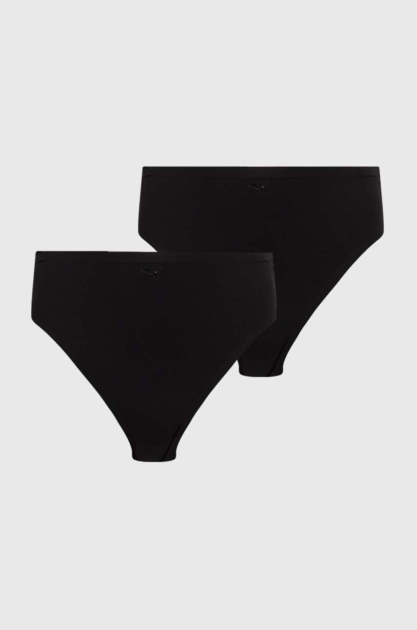 Puma chiloti 2-pack culoarea negru