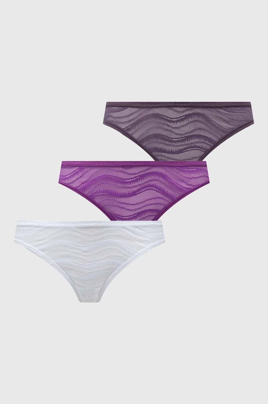

Бикини Calvin Klein Underwear (3 броя) 000QD5203E, Многоцветен