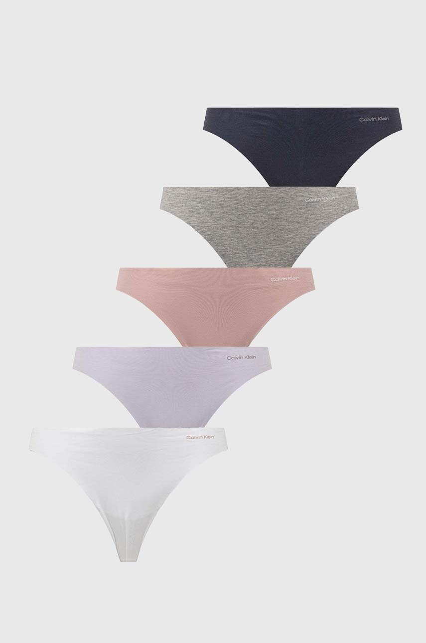

Бикини Calvin Klein Underwear (5 броя) 000QD5205E, Многоцветен