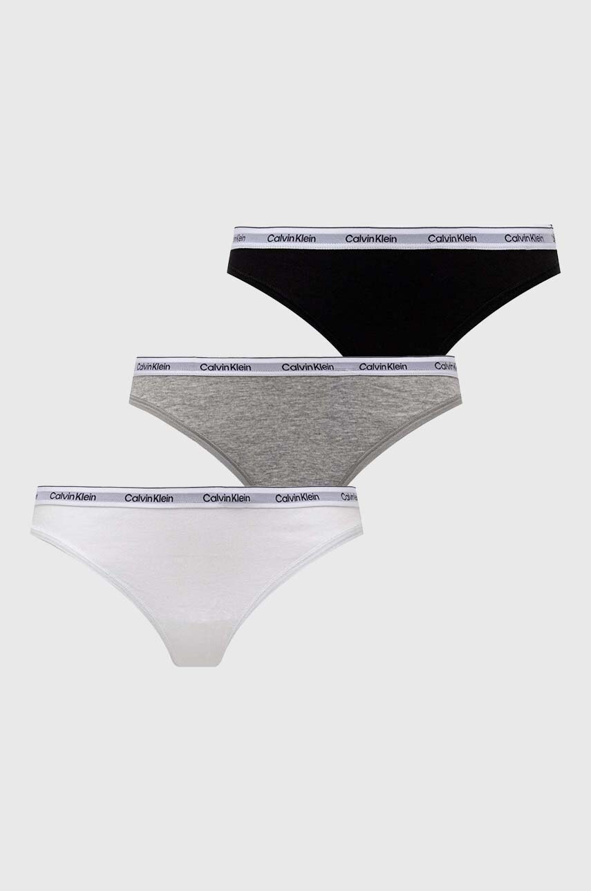 

Прашки Calvin Klein Underwear (3 чифта), Сив