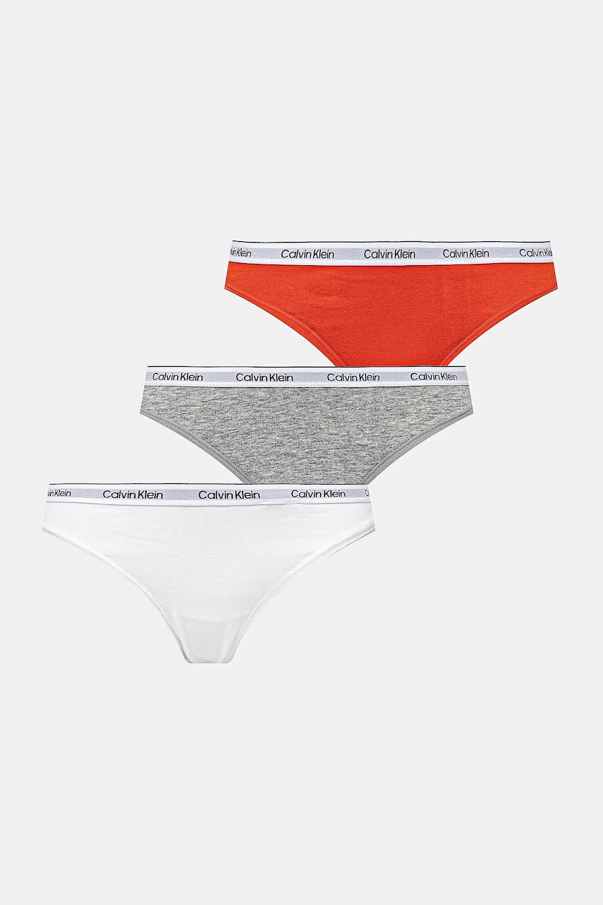 

Прашки Calvin Klein Underwear (3 чифта) в червено 000QD5209E, Червен