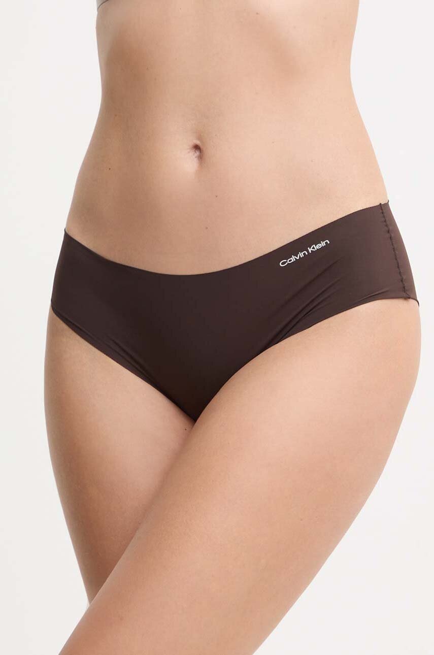 

Бикини Calvin Klein Underwear в кафяво 0000D3429E, Кафяв