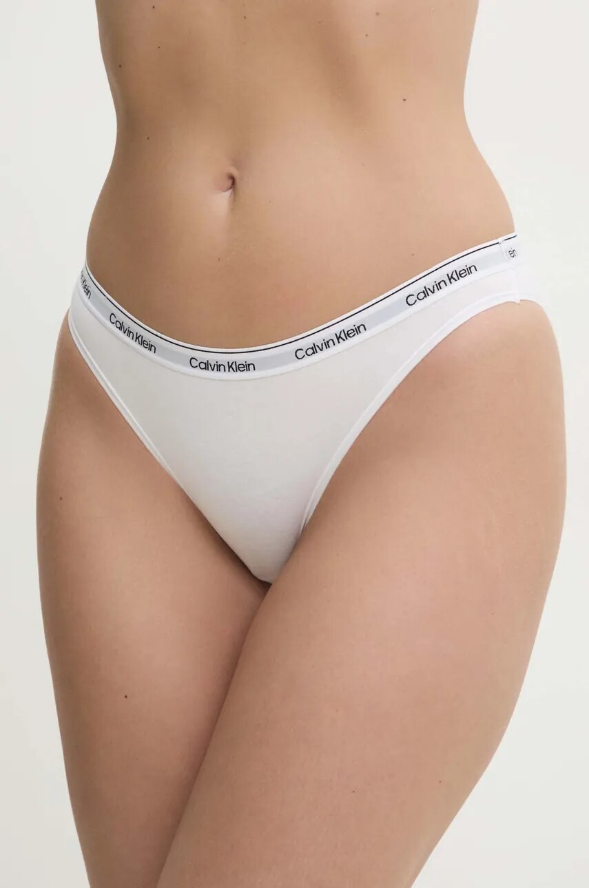 

Бикини Calvin Klein Underwear в бяло 000QD5044E, Бял
