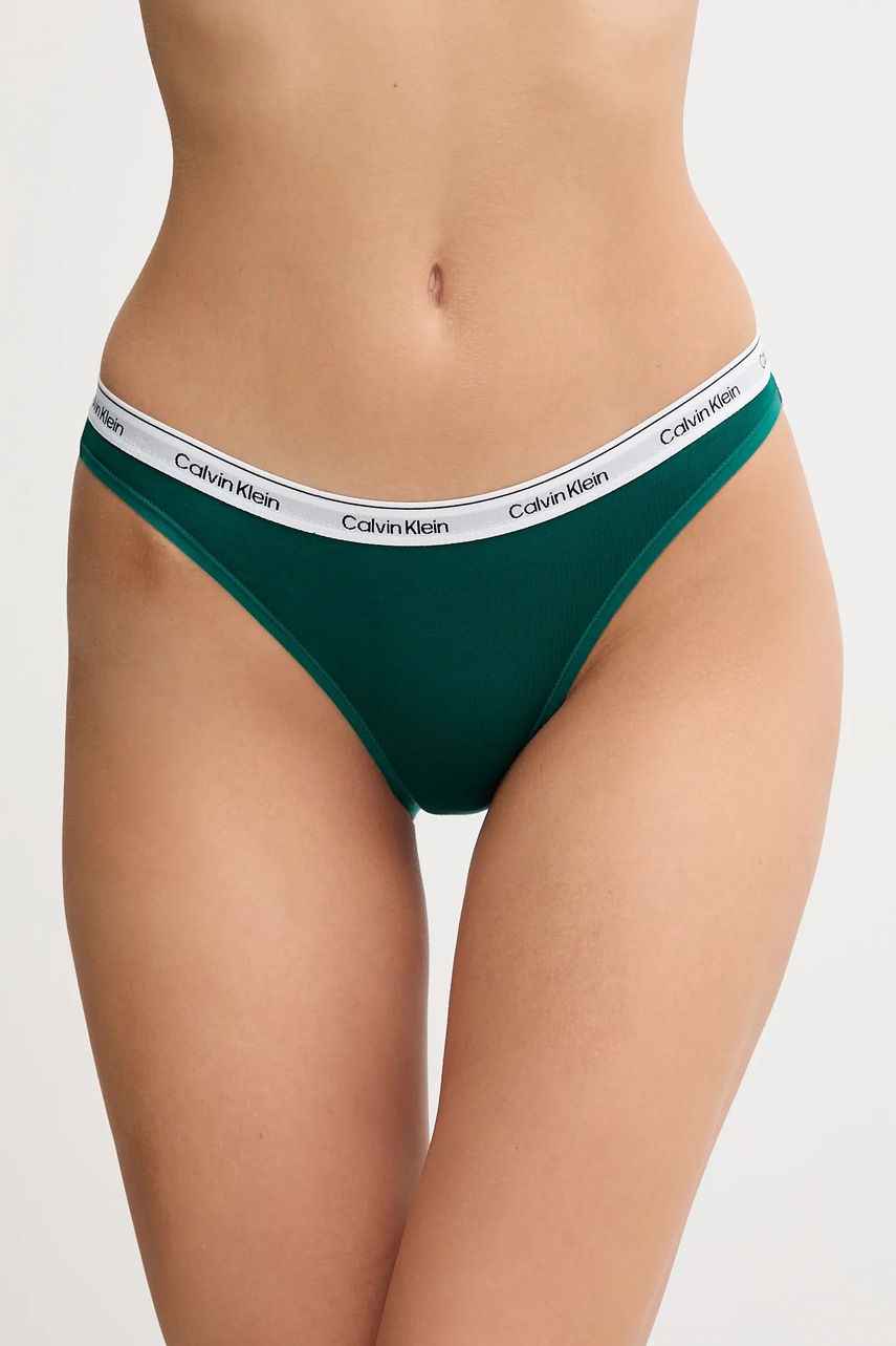 

Бикини Calvin Klein Underwear в зелено 000QD5044E, Зелен