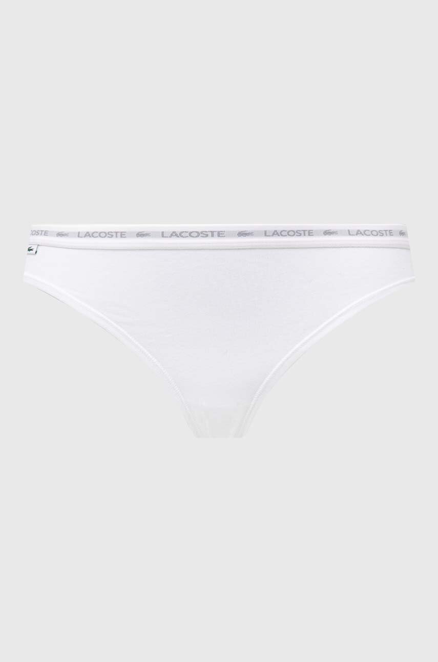 Lacoste tangá dámske bavlnené s elastanom 3-pak