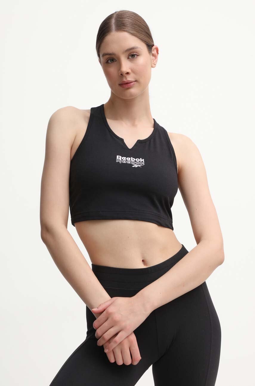 

Топ Reebok TRENING в черно 100075986, Черен