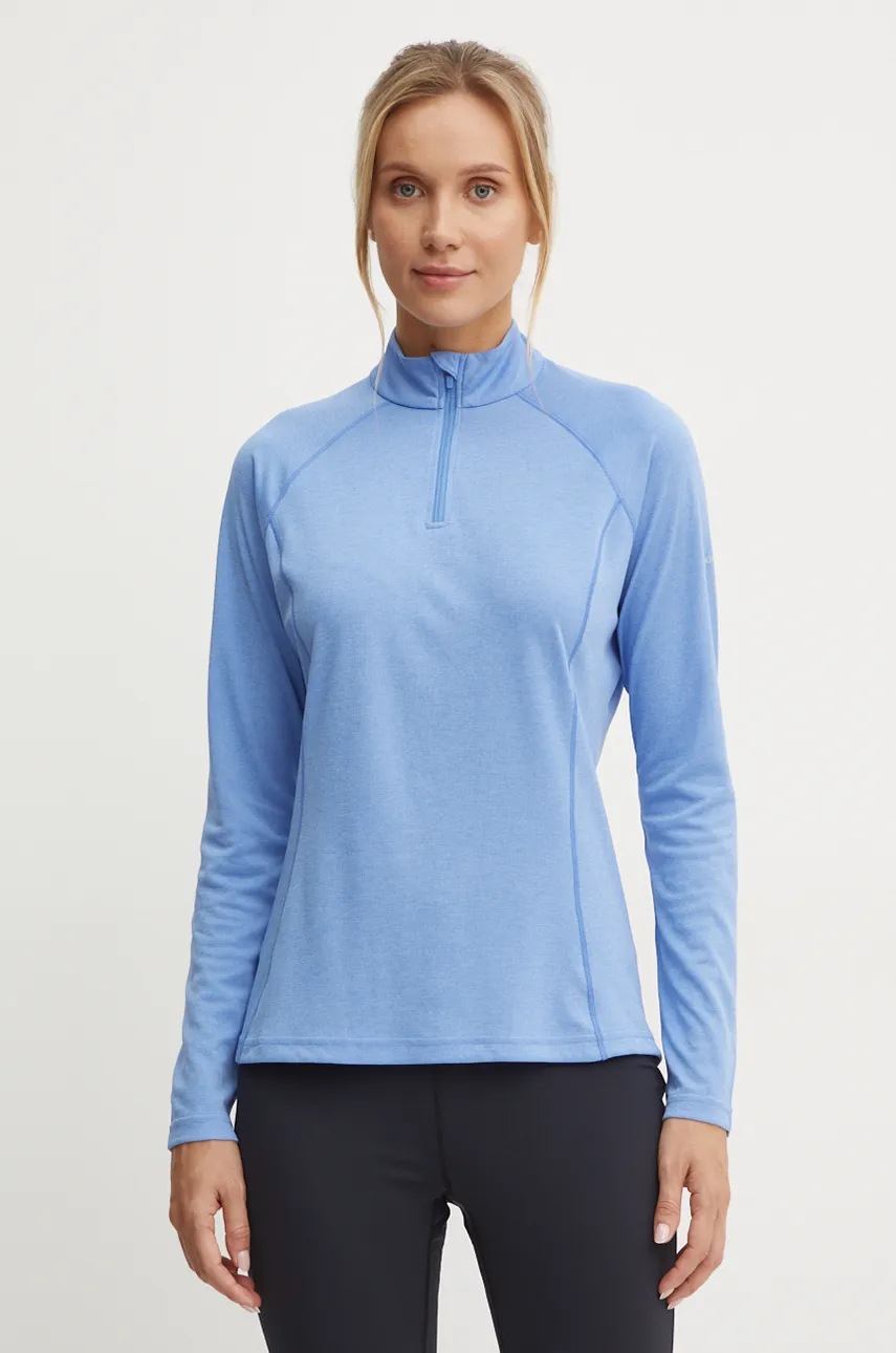 Montane longsleeve funcțional Dart Zip culoarea violet, FDRZI17