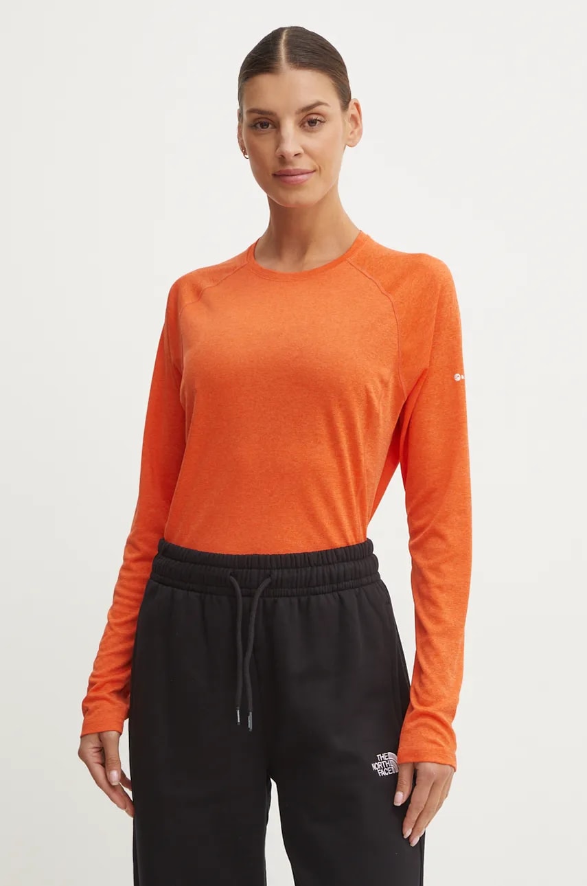 Montane longsleeve funcțional Dart culoarea portocaliu, FDLST17