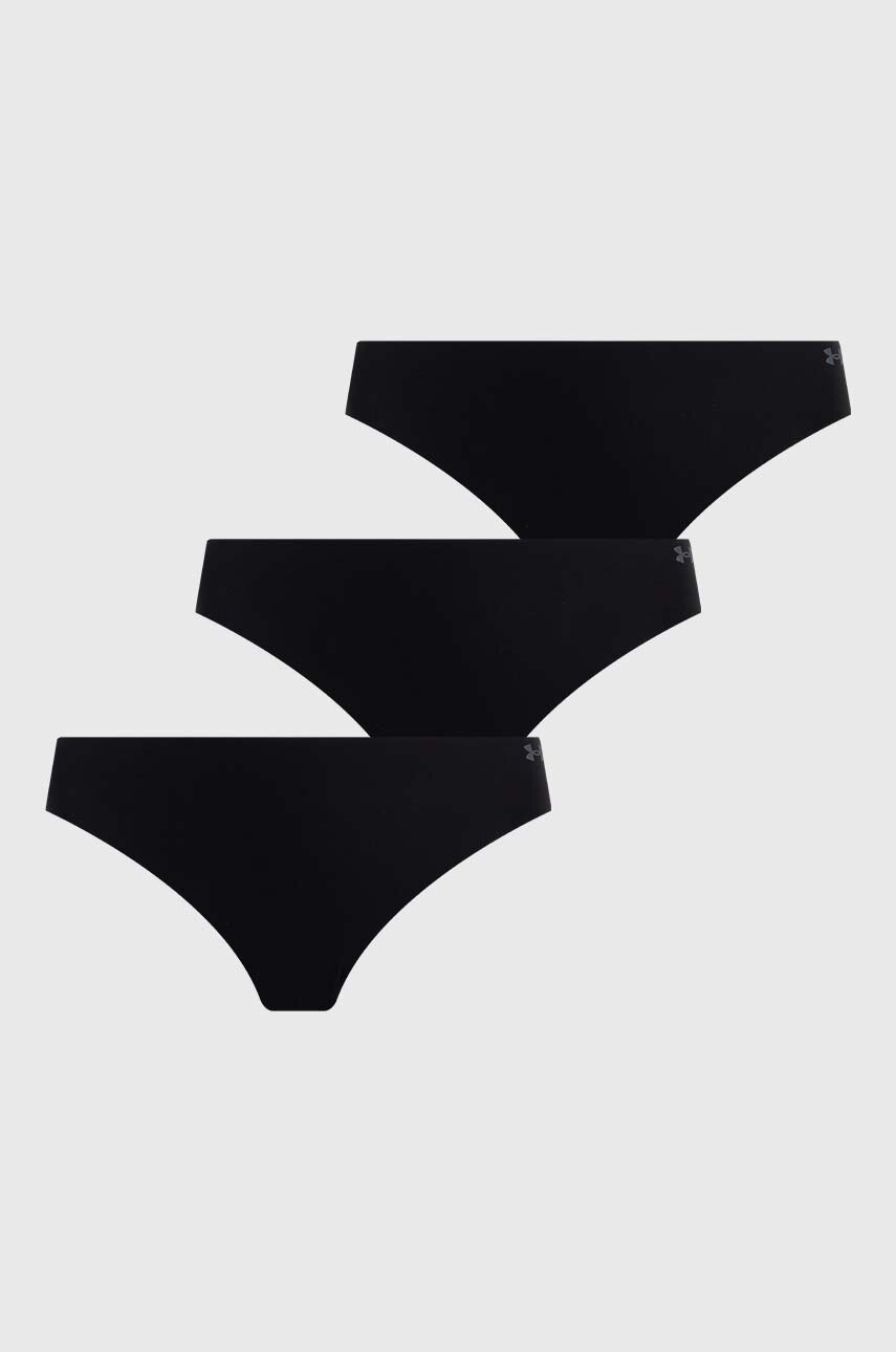Under Armour chiloți tanga 3-pack culoarea negru