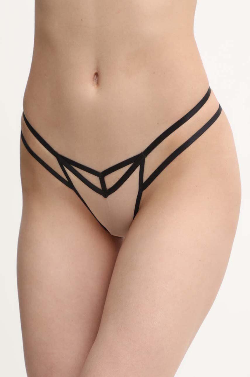 Scandale tanga culoarea bej, PST001