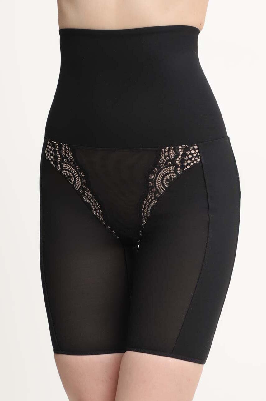 Scandale pantaloni scurti modelatori culoarea negru, SSR001