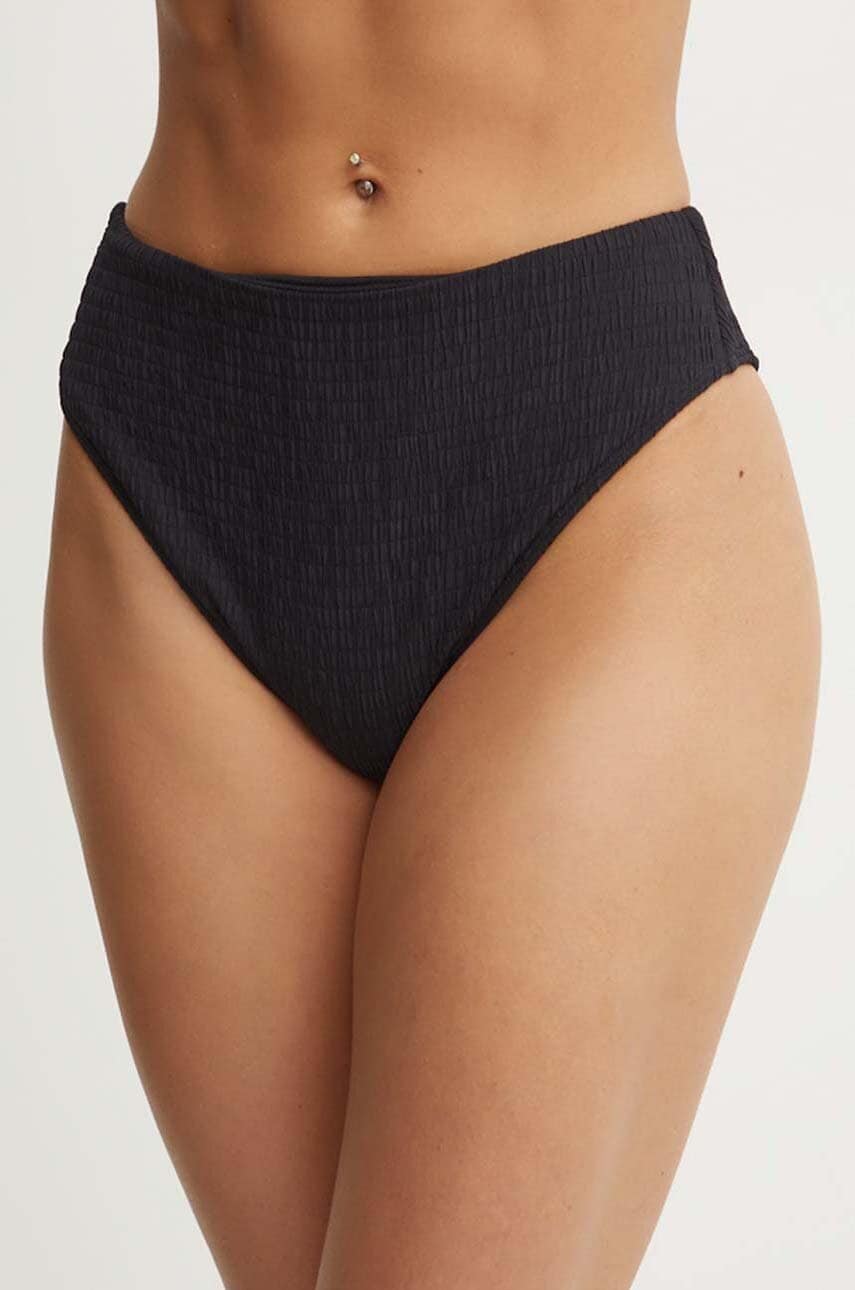 Levně Plavkové kalhotky Abercrombie & Fitch černá barva, KI111-4069
