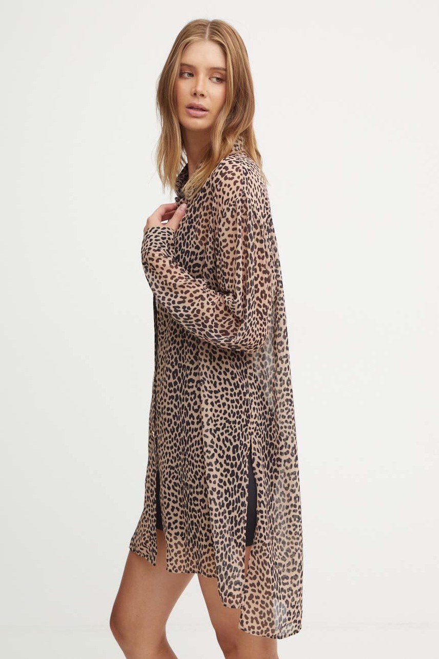 

Плажна наметка MICHAEL Michael Kors в кафяво MM29320, Кафяв