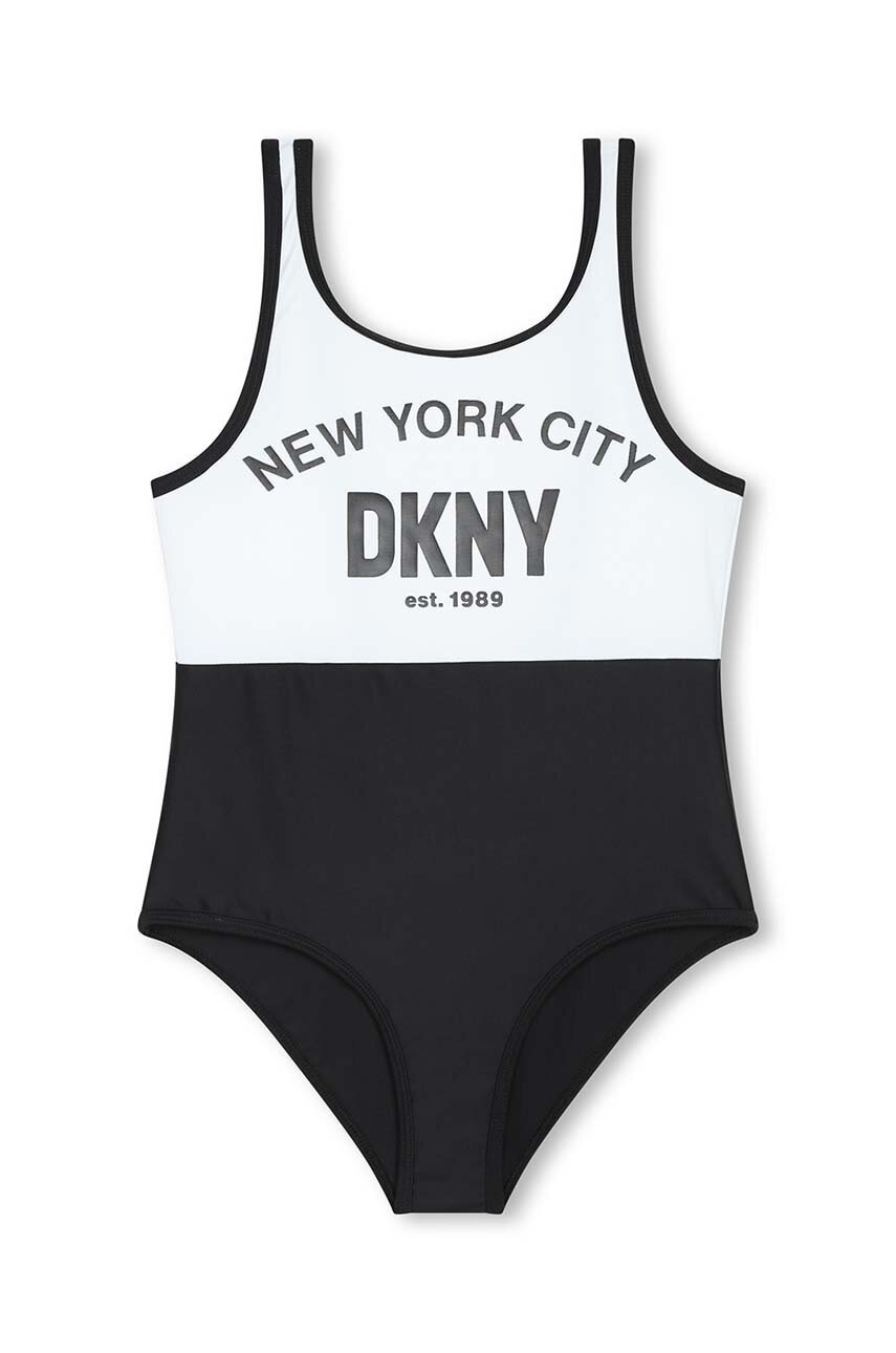 Dkny costum de baie dintr-o bucată pentru copii culoarea negru