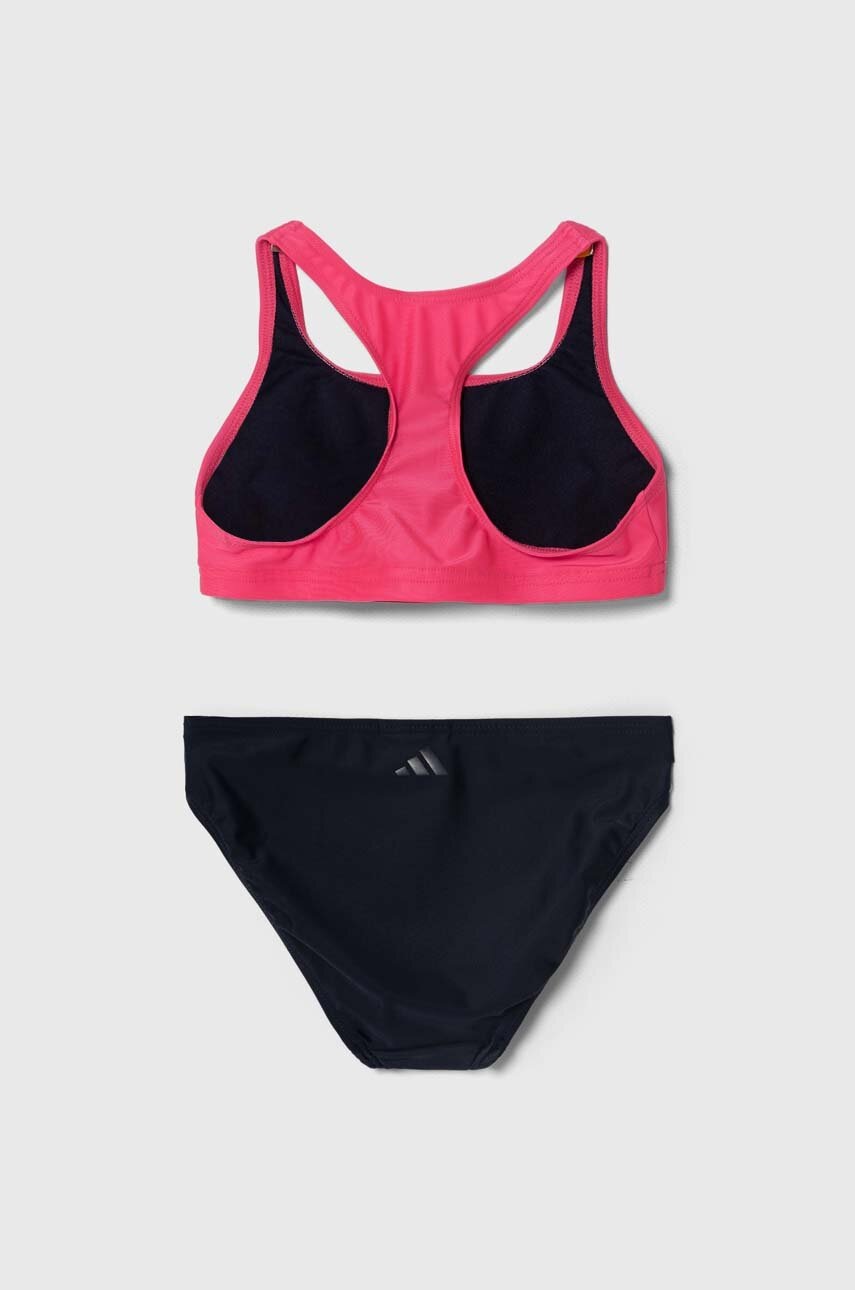 Детский раздельный купальник adidas Performance цвет розовый
