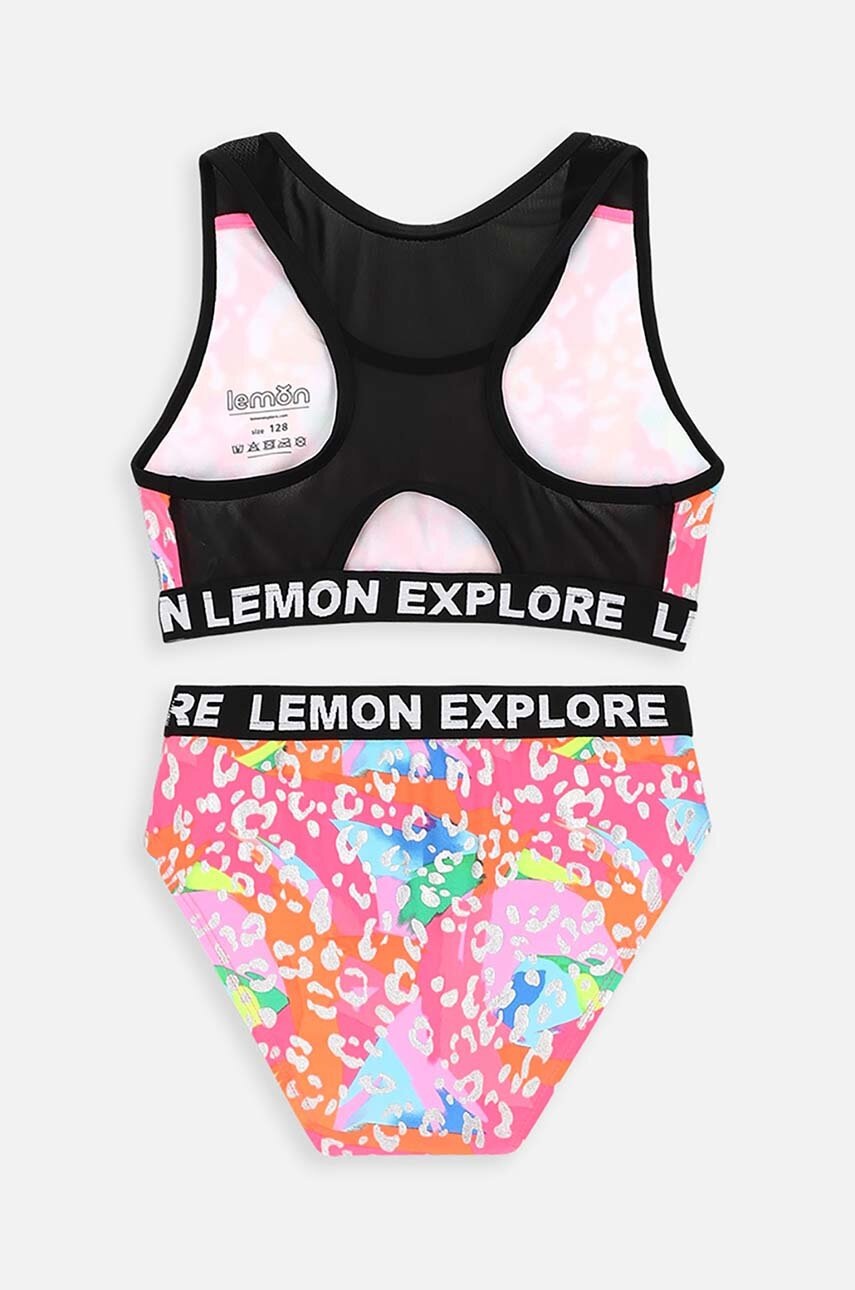 Детский раздельный купальник Lemon Explore цвет розовый