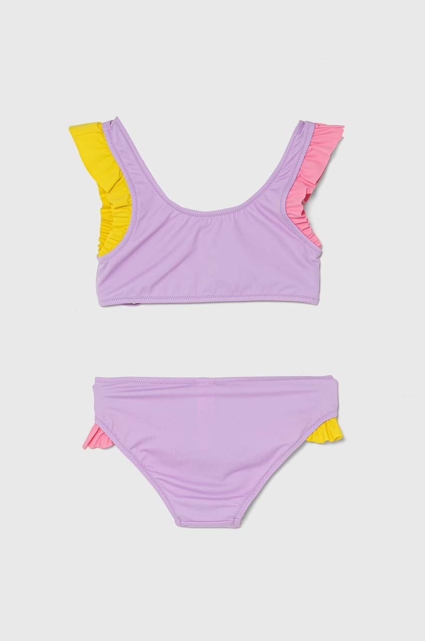 Роздільний дитячий купальник United Colors of Benetton колір фіолетовий в Херсоні Роздільний дитячий купальник United Colors of Benetton колір фіолетовий в Херсоні