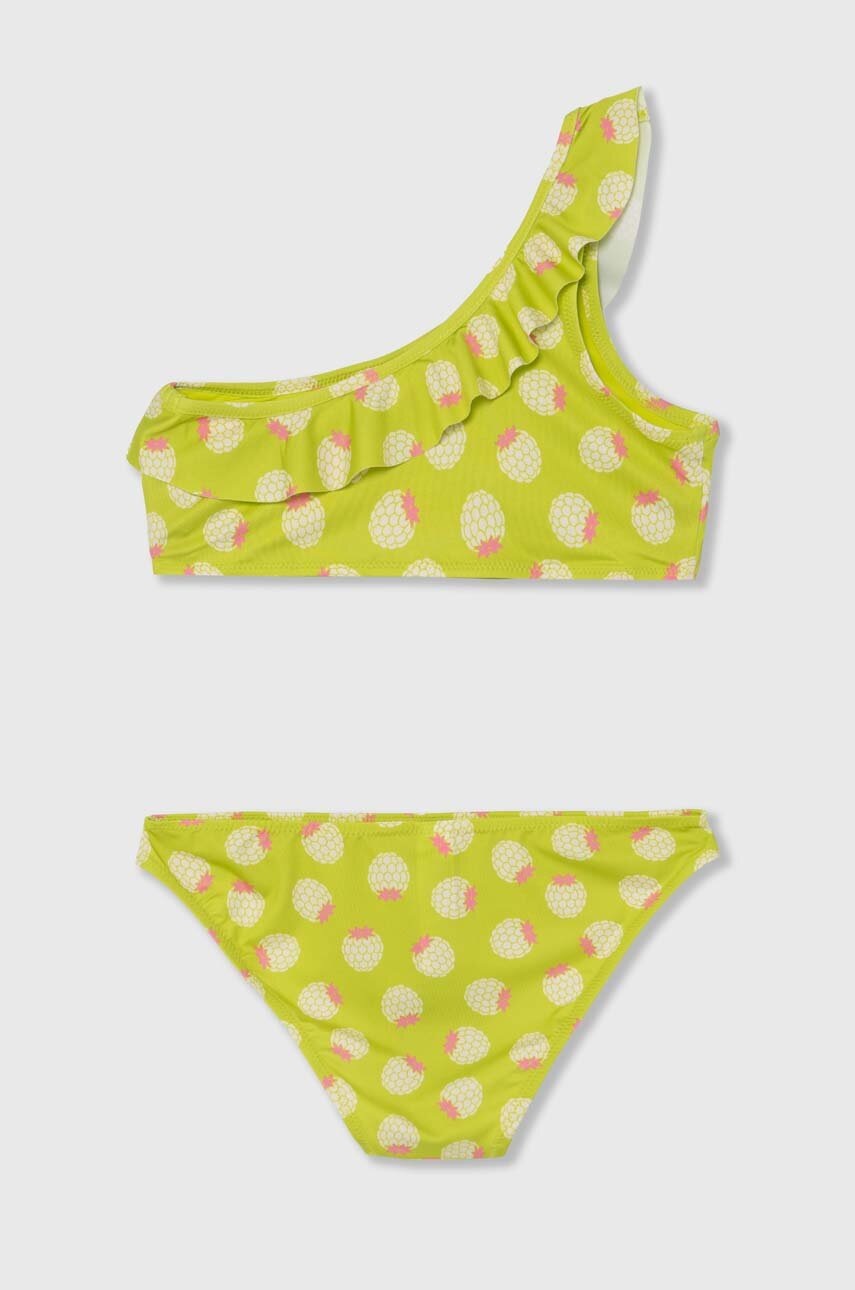 Детский раздельный купальник United Colors of Benetton цвет зелёный