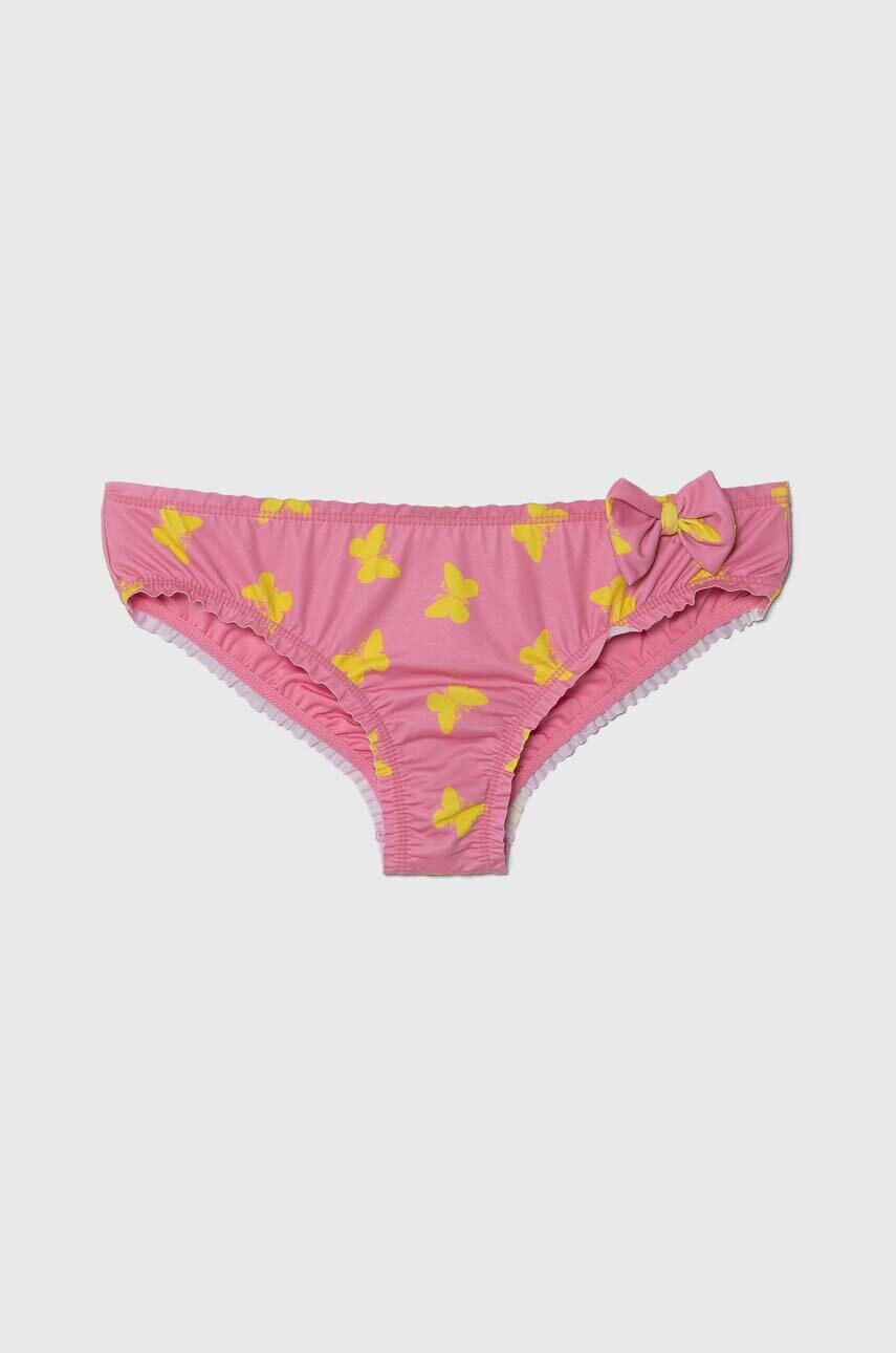 United Colors of Benetton slip de baie copii culoarea roz