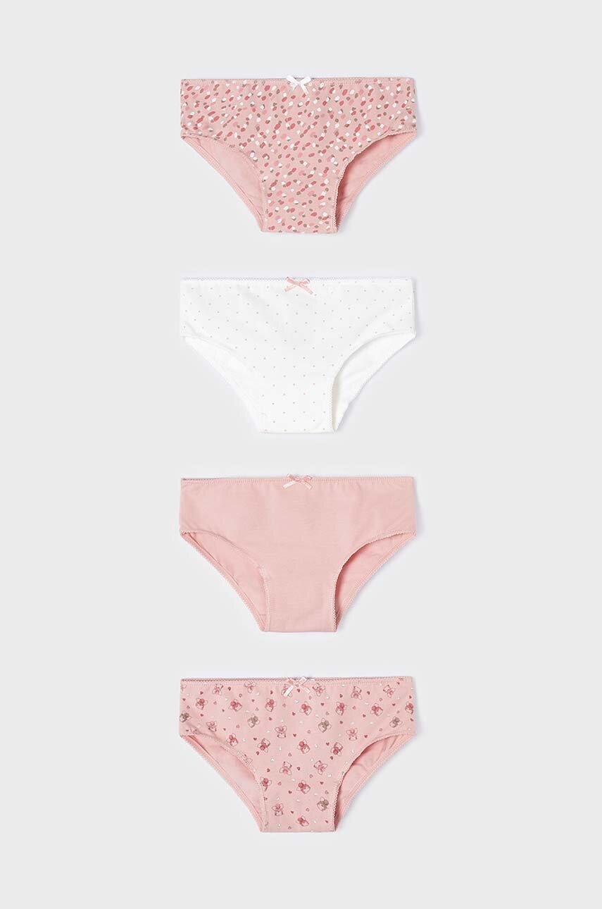 Детские трусы Mayoral 4 шт цвет бежевый Детские трусы Mayoral 4 шт цвет бежевый