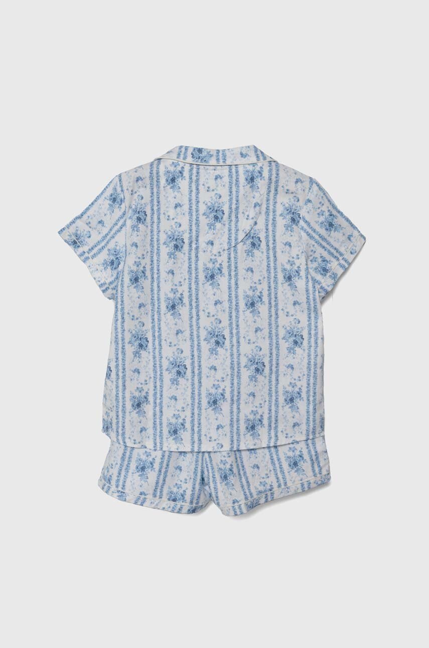 Детская хлопковая пижама Polo Ralph Lauren однотонная