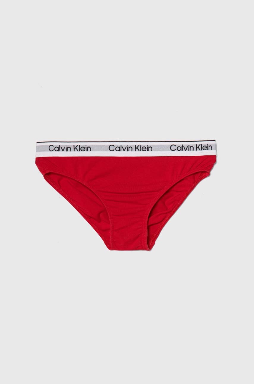 Детские трусы Calvin Klein Underwear 2 шт цвет бордовый
