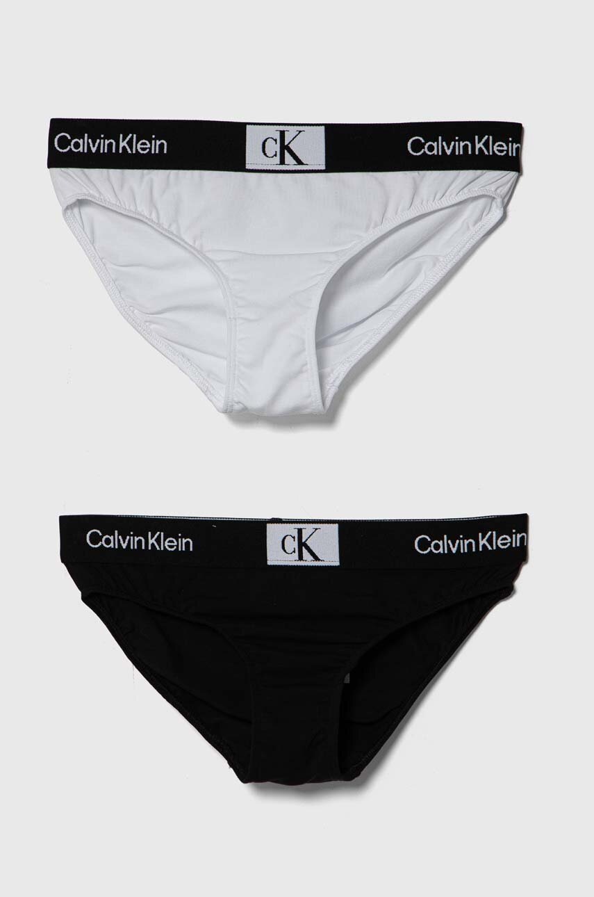 

Детски бикини Calvin Klein Underwear (2 броя) в черно, Черен
