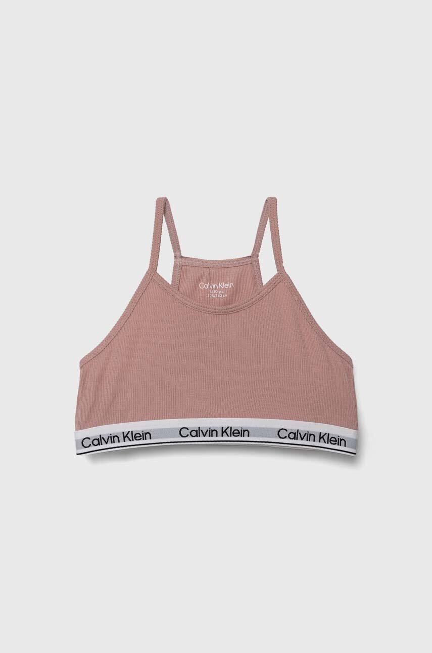 Дитячий бюстгальтер Calvin Klein Underwear колір рожевий