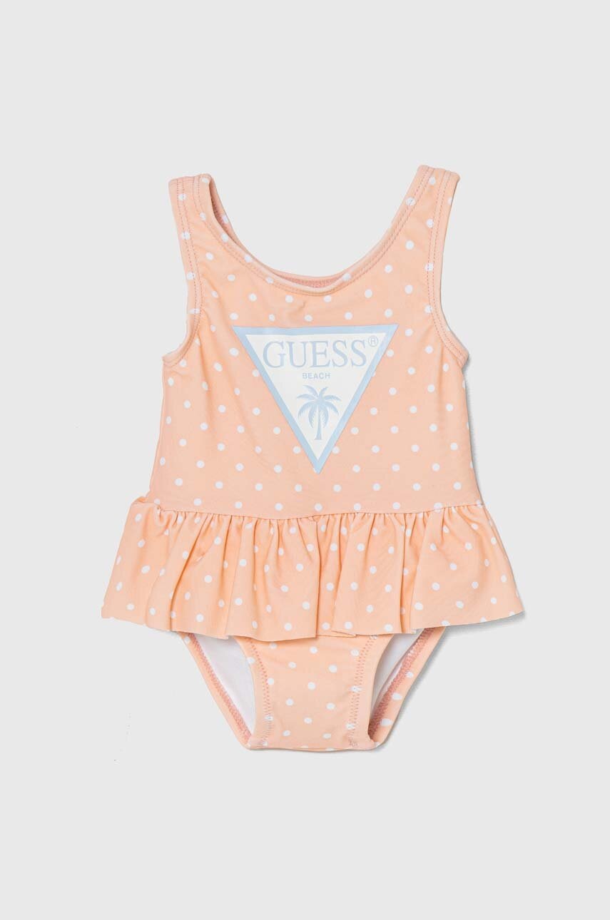 

Цял бебешки бански Guess в оранжево, Оранжев