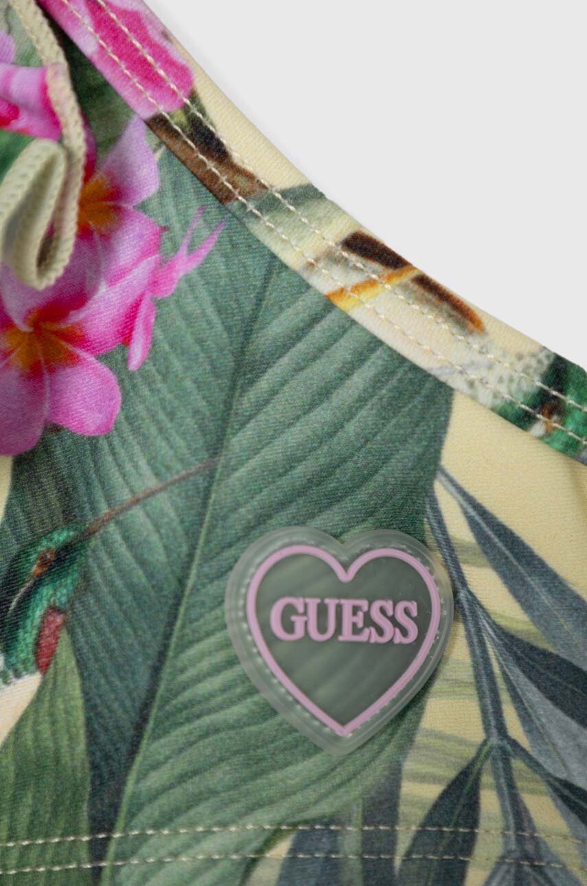 Детский раздельный купальник Guess цвет зелёный